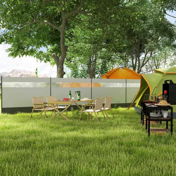 Vindskydd vikbar camping insynsskydd med ljuskälla fönsterpinnar linor vindskydd staket strand vindskydd strandskydd för camping trädgård, strand, ter