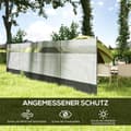 Miniatyrbild 5 av 10: Vindskydd vikbar camping insynsskydd med ljuskälla fönsterpinnar linor vindskydd staket strand vindskydd strandskydd för camping trädgård, strand, ter