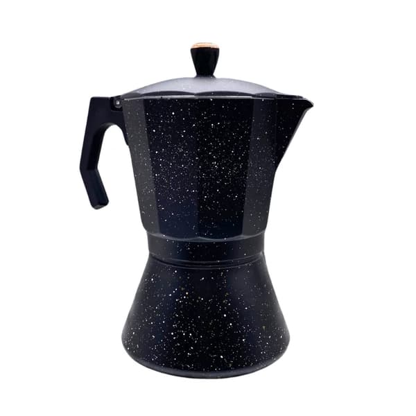 Eisenbach LSS012:Aluminium Espresso Moka Pot Coffee Maker - 12 kopper