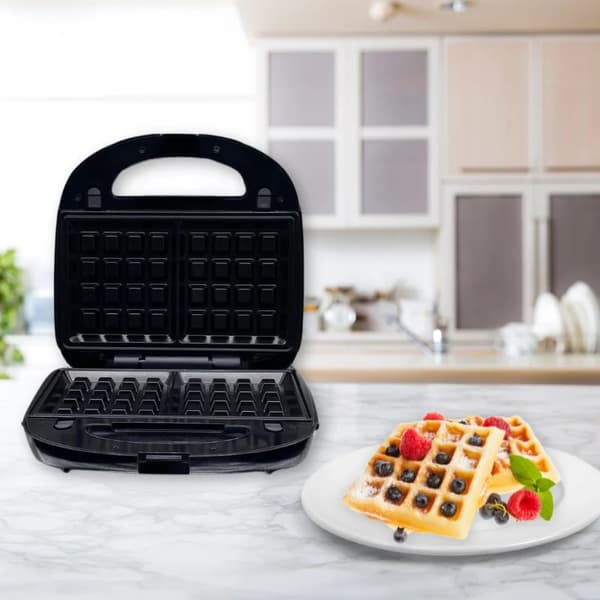 Eisenbach HW-1880: 3-i-1 smörgåspress, våfflor, grillmaskin - 1000W