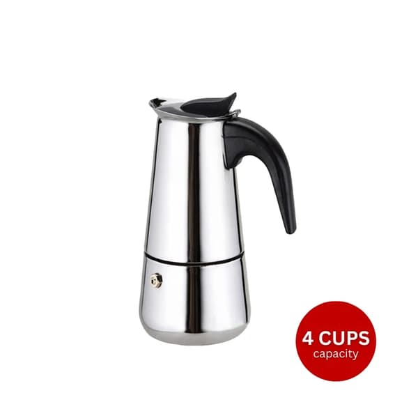 Eisenbach EB-400CM: S/S Cafetiere Expresso -kahvinkeitin - 4 kuppia