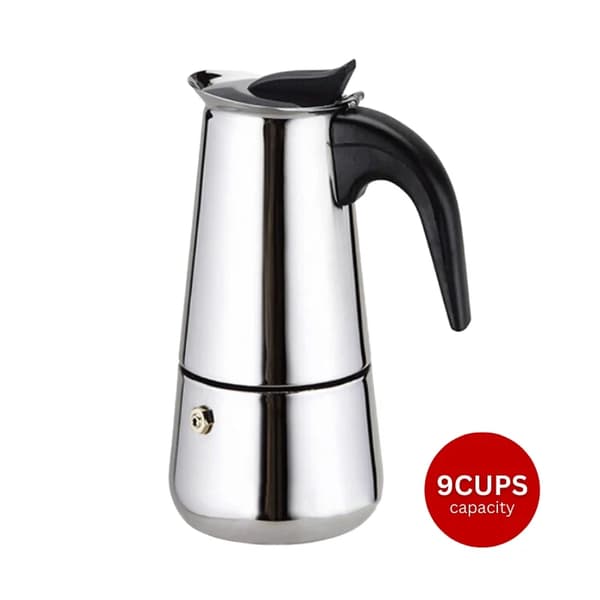Eisenbach EB-900CM: S/S Cafetiere Expresso -kahvinkeitin - 9 kuppia