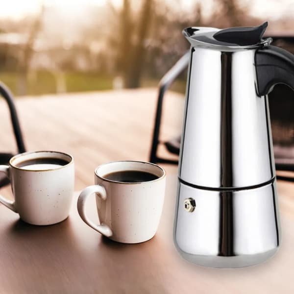 Eisenbach EB-900CM: S/S Cafetiere Expresso -kahvinkeitin - 9 kuppia