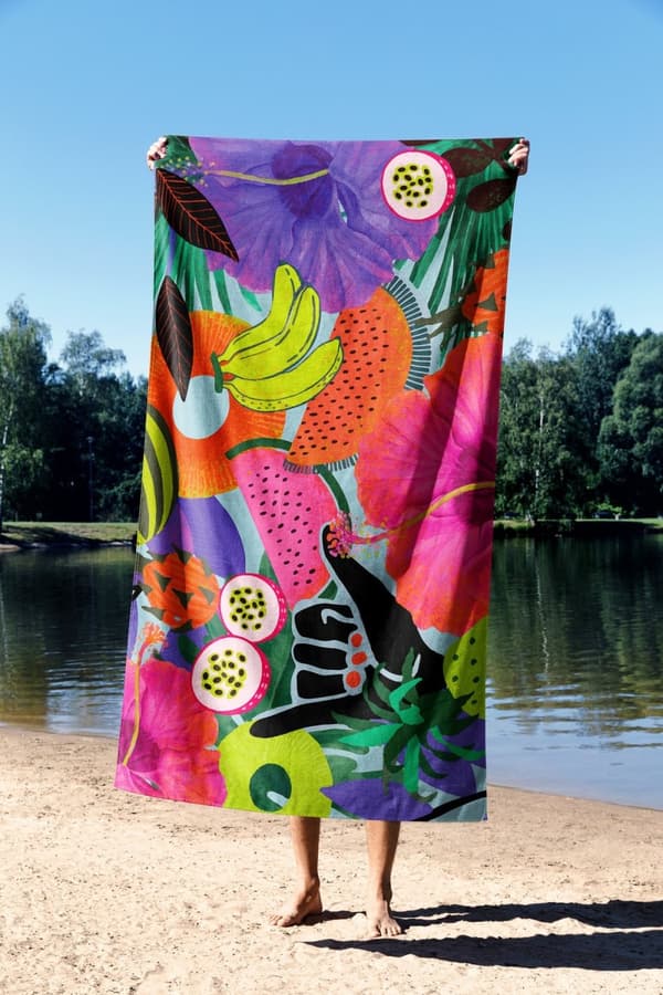 Strandhåndklæde Tropical Vibes 70