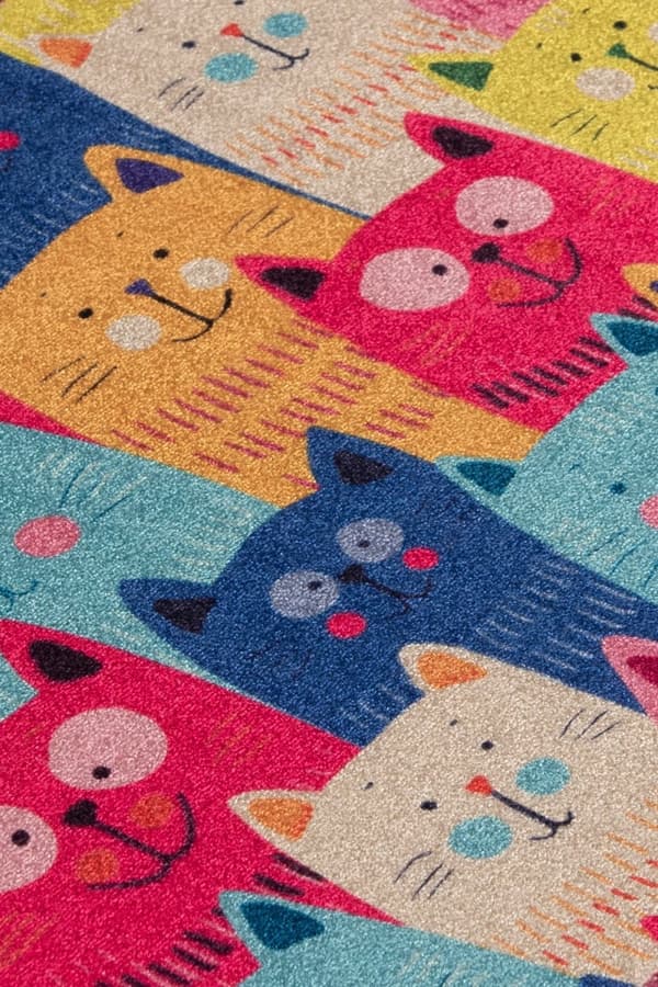 Bathmat Meow Djt - Värikäs