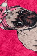 Miniatyrbilde 4 av 4: Badematte Pink Pug Djt