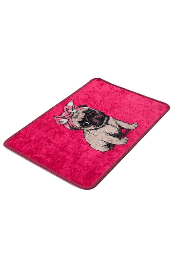 Badematte Pink Pug Djt
