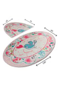 Miniatyrbilde 3 av 4: Bademattesett (2 stk) Bemol Oval