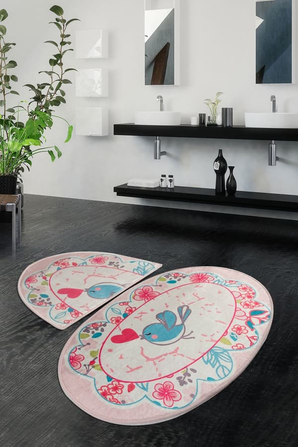 Bademattesett (2 stk) Bemol Oval