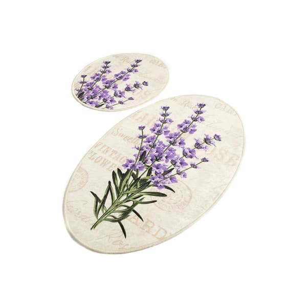 Bademattesett (2 stk) Lavendel Djt