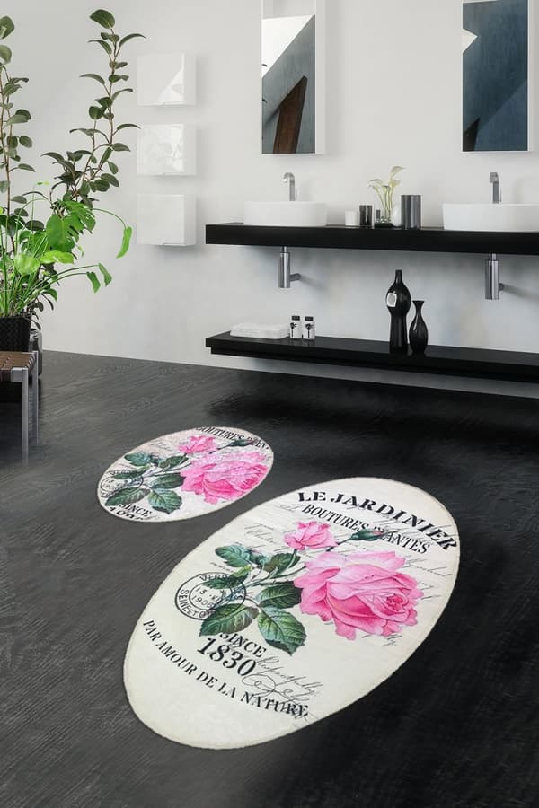 Bademattesett (2 deler) Jardiner Oval