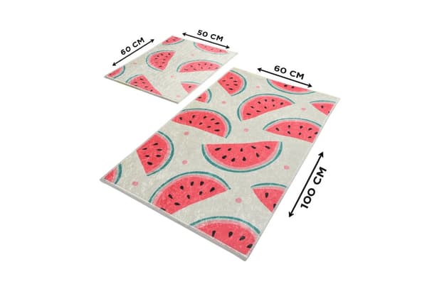 Bathmat Set (2 kpl) Karpuz Djt