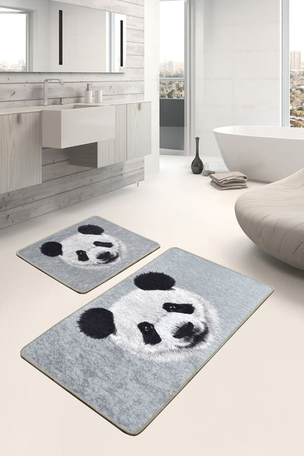 Badmatsset (2 delar) Enorma Panda Djt