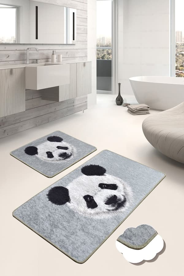 Badmatsset (2 delar) Enorma Panda Djt