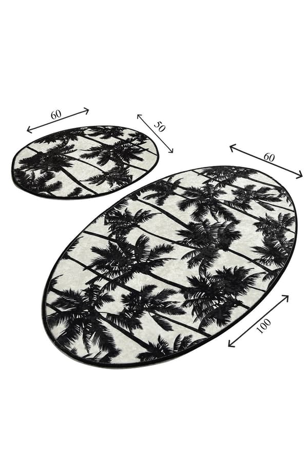 Bademattesett (2 deler) Palm Djt