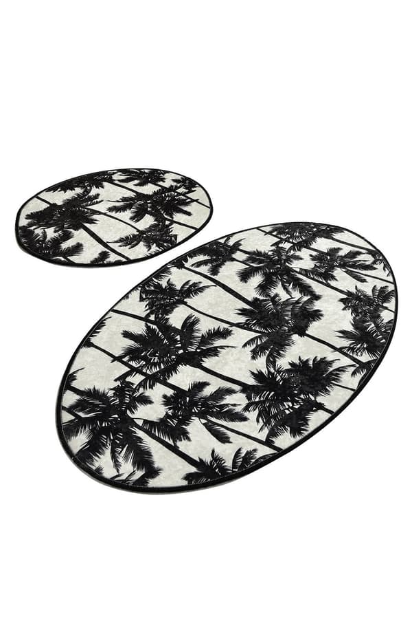 Bademattesett (2 deler) Palm Djt