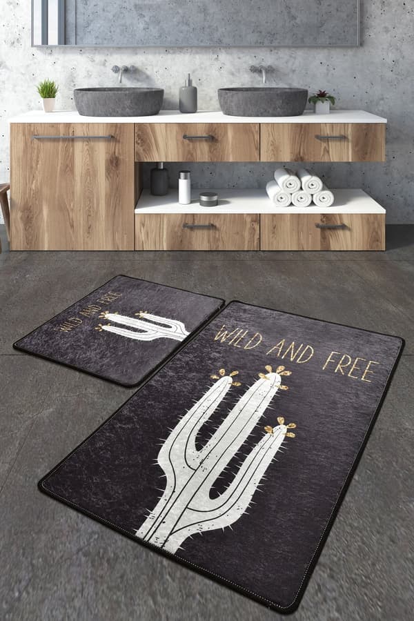 Bademattesett (2 deler) Wild and Free Djt