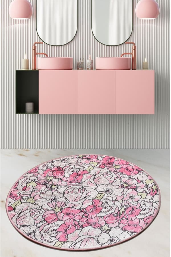 Badematte Rosa (200 cm) - Rosa