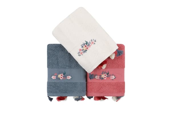Handduksset (3 delar) Asorti - Vermilion
