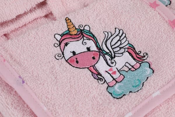 Vauvan kylpysetti Unicorn - vaaleanpunainen