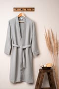Miniatyrbillede 1 af 6: Unisex badekåbe Kimono - Grå