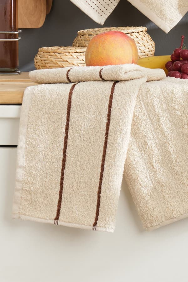 Tvätthandduksset (6 delar) Sofya - Beige