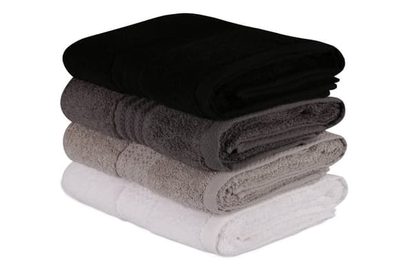 Handduksset (4 delar) Rainbow - Svart