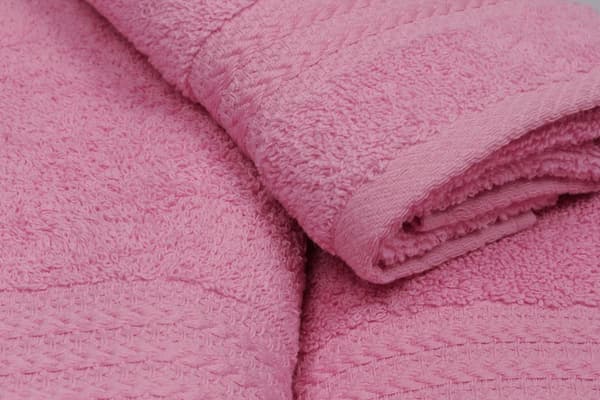 Håndklædesæt (3 stk.) Regnbue - Pink