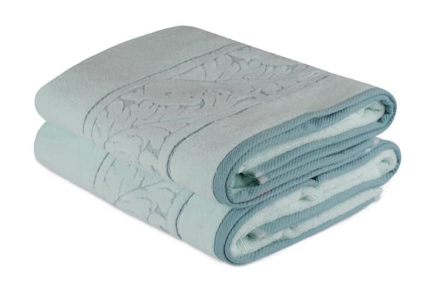 Badehåndklesett (2 stk) Sultan - Mint