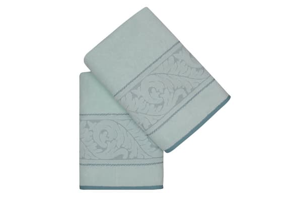 Badehåndklesett (2 stk) Sultan - Mint