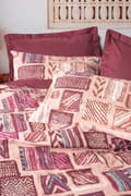 Miniatyrbild 2 av 2: Ranforce Single Quilt Cover Set Estilıo - Claret Red