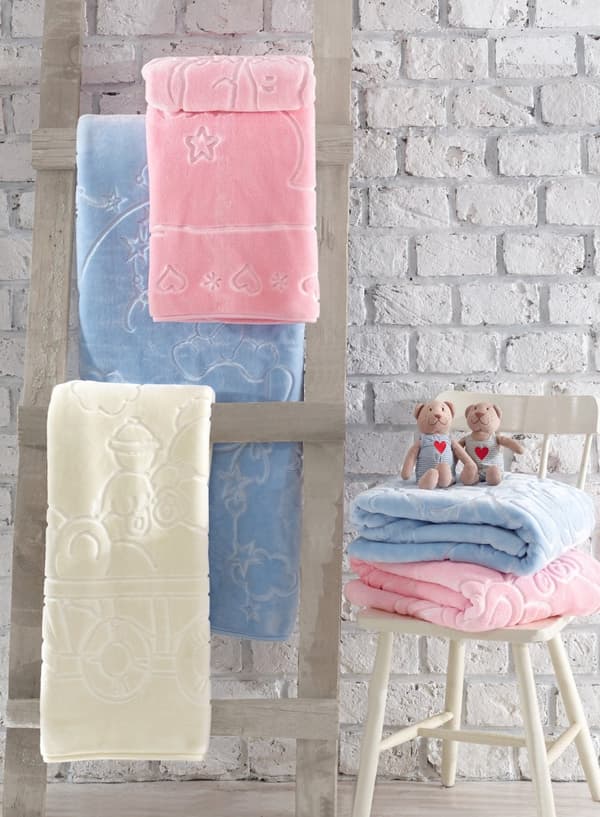 Babyteppe Emboss Baby - Ecru
