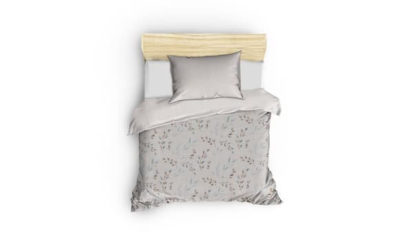 Ranforce Single Quilt Cover Set Lendell - Mint