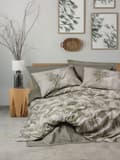 Miniatyrbild 1 av 3: Ranforce Single Quilt Cover Set Frond - Khaki