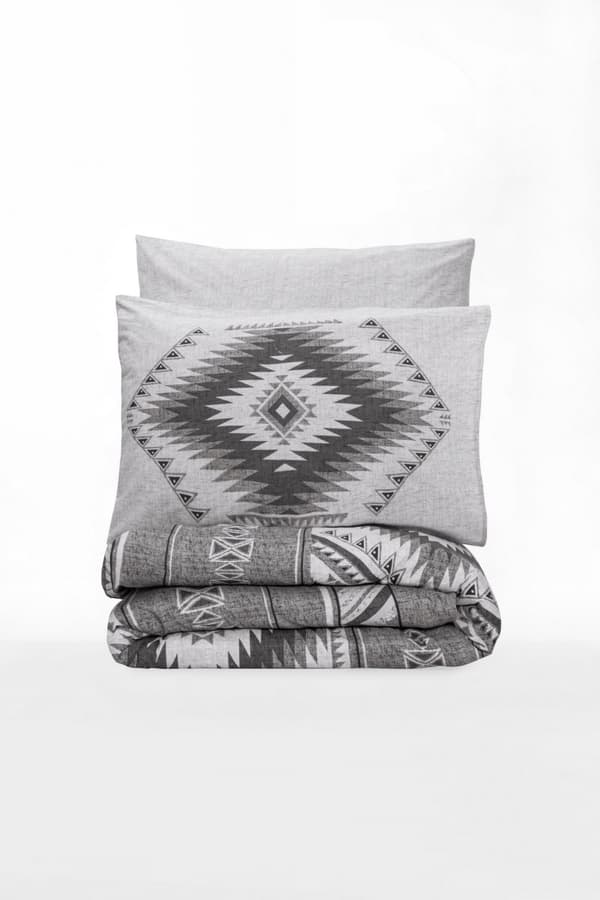 Ranforce Single Quilt Cover Set Delos - Antracit