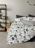 Miniatyrbild 1 av 2: Ranforce Single Quilt Cover Set Meresa - Svart