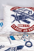 Miniatyrbild 2 av 2: Ranforce Young Quilt Cover Set Flying - Grå