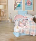 Miniatyrbilde 1 av 2: Ranforce Young Quilt Cover Set Smile - Mint