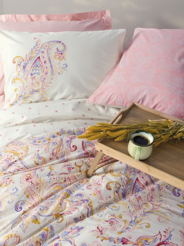 Ranforce Single Quilt Cover Set Muna - Pink