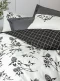 Miniatyrbild 2 av 2: Ranforce Single Quilt Cover Set Ohia - Antracit