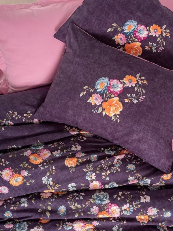 Ranforce Single Quilt Cover Set Alessa - Rosa