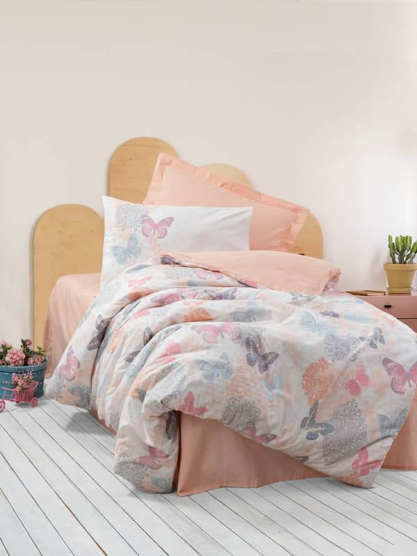 Ranforce Young Quilt Cover Set Kimela v2 - Rosa
