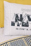 Pikkukuva 2 / 2: Ranforce Young Quilt Cover Set Worldwide - Sinappi v2