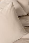 Miniatyrbilde 2 av 2: Ranforce Single Quilt Cover Set Plain - Beige