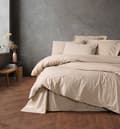 Miniatyrbilde 1 av 2: Ranforce Single Quilt Cover Set Plain - Beige