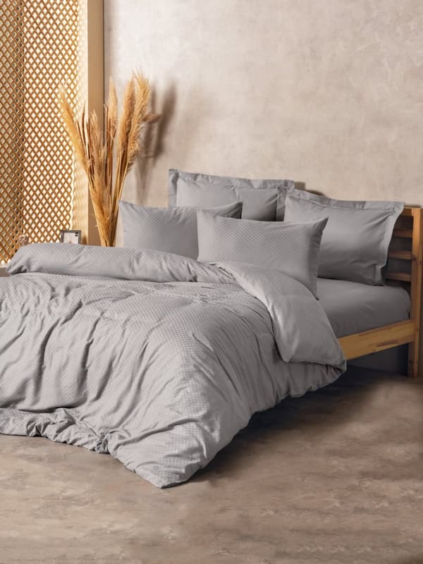 Ranforce Single peittosarja Plaid - harmaa