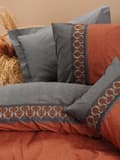 Miniatyrbild 2 av 3: Ranforce Single Quilt Cover Set Tamaya - Kakel Röd