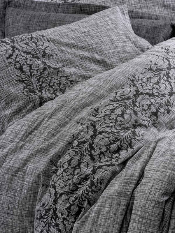 Ranforce Single Quilt Cover Set Sooty - Grå