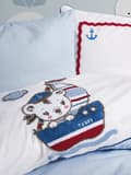 Miniatyrbild 2 av 2: Ranforce Baby Quilt Cover Set Miniyo - Blå