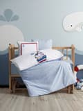 Miniatyrbild 1 av 2: Ranforce Baby Quilt Cover Set Miniyo - Blå